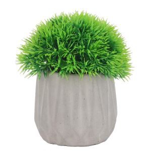 جودة عالية العشب الاصطناعي الأخضر في وعاء صغير
