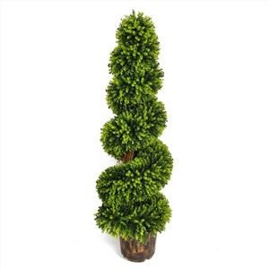 كبير خشب البقس الاصطناعي الديكور شجرة لولبية